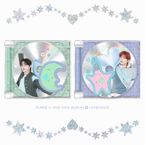 [세트/앨범2종] FLARE U (플레어 유) 2nd Mini Album [LOVEHOOD] (JEWEL CASE VER.)