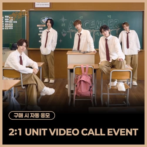 [10/24 2:1 UNIT VIDEO CALL EVENT] 어센더 (ASCENDER) - Ascend Together (BESIDE VER., BELONG VER., BELOVE VER.) (랜덤)