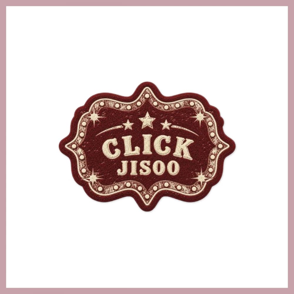 지수 (JISOO)_24. VINTAGE RUG (LOGO)_POP-UP STORE [JISOO : CLICK in SEOUL] MD