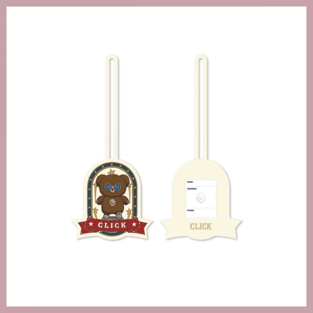 지수 (JISOO)_10. SILICONE LUGGAGE TAG_POP-UP STORE [JISOO : CLICK in SEOUL] MD