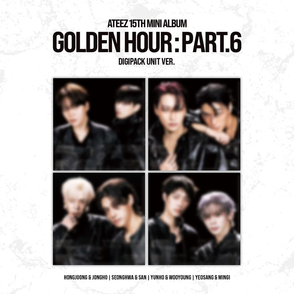 [세트/앨범4종] 에이티즈 (ATEEZ) - GOLDEN HOUR : Part.6 (DIGIPACK UNIT VER.)