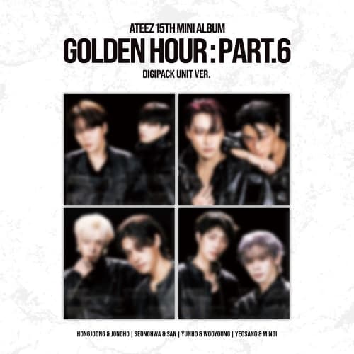 [세트/앨범4종] 에이티즈 (ATEEZ) - GOLDEN HOUR : Part.6 (DIGIPACK UNIT VER.)