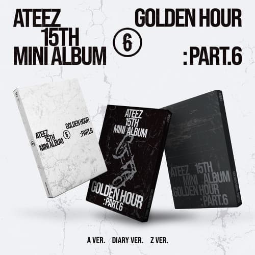 [세트/앨범3종] 에이티즈 (ATEEZ) - GOLDEN HOUR : Part.6