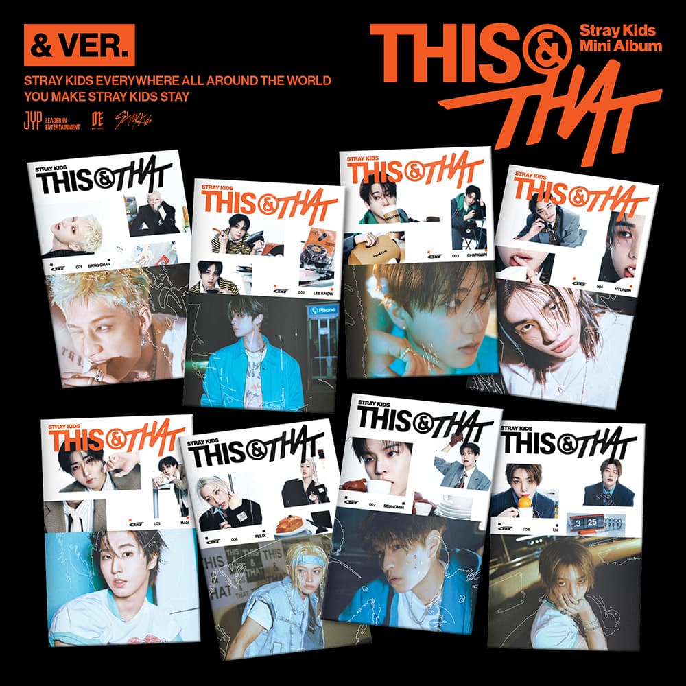 [세트/앨범8종] 스트레이 키즈 (Stray Kids) - THIS & THAT (& VER.)