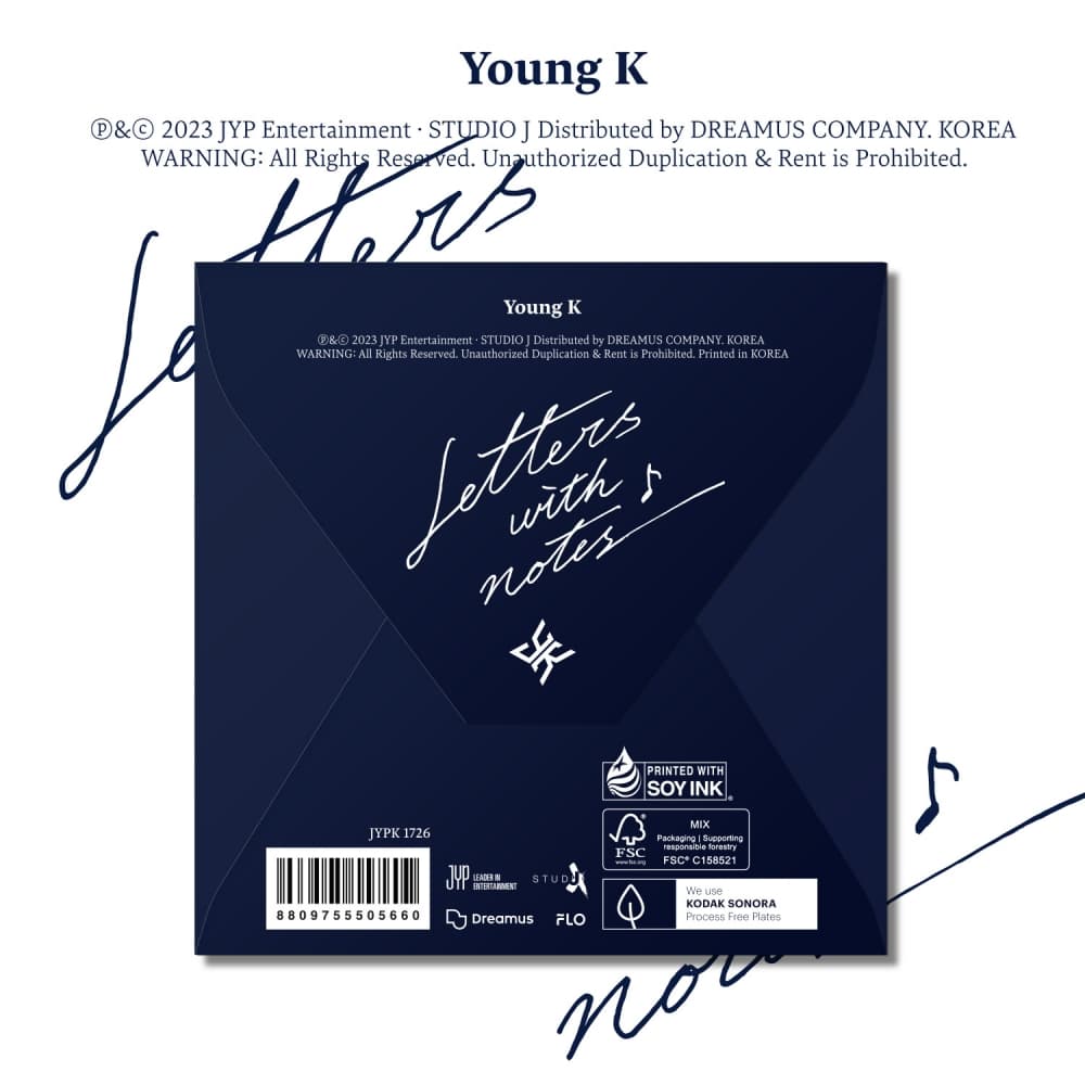영케이 (Young K) - Letters with notes (Digipack Ver.)