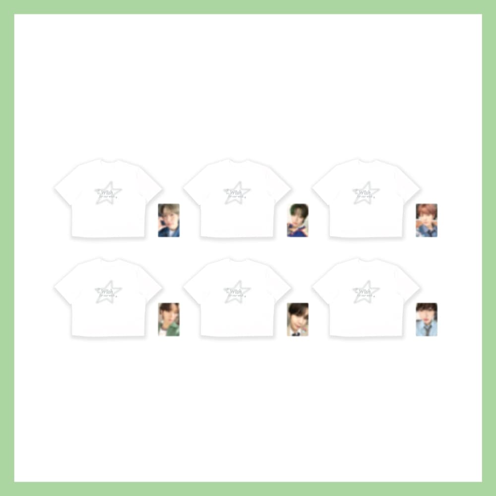 엔시티 위시(NCT WISH)_12.크롭 티셔츠 세트_POP-UP STORE OFFICIAL MD