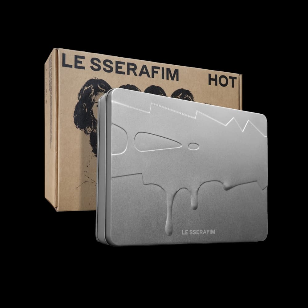 르세라핌 (LE SSERAFIM) - 5th Mini Album 'HOT' (TIN CASE ver.)
