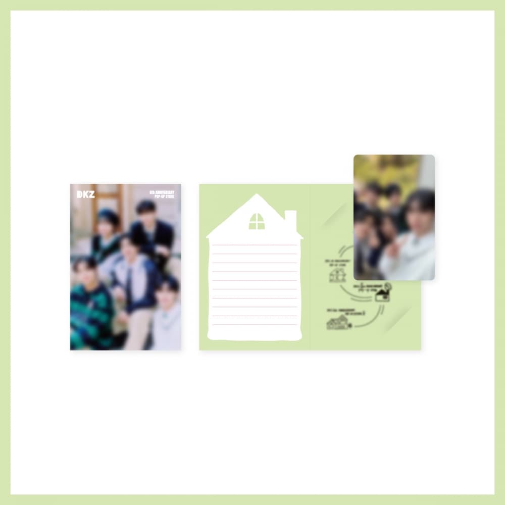 디케이지(DKZ)_02.메시지 카드_2025 DKZ 6TH ANNIVERSARY POP-UP STORE OFFICIAL MD