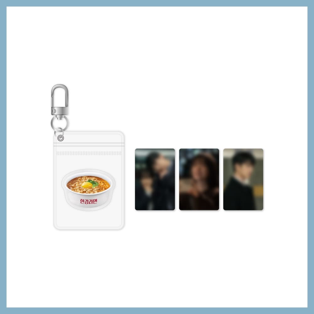 【朴珍荣_BlossomNyoung】未知的首尔_04.MINI POUCH KEYRING&PHOTOCARD SET_2025 未知的首尔 POP-UP STORE_OFFICIAL MD