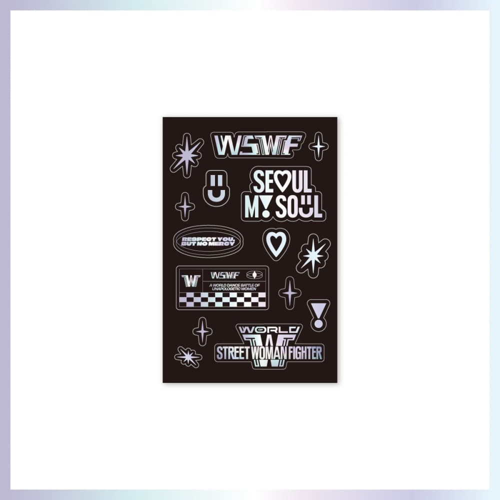 街头女战士3(WSWF)_08.STICKER_WORLD OF STREET WOMAN FIGHTER POP-UP STORE OFFICIAL MD