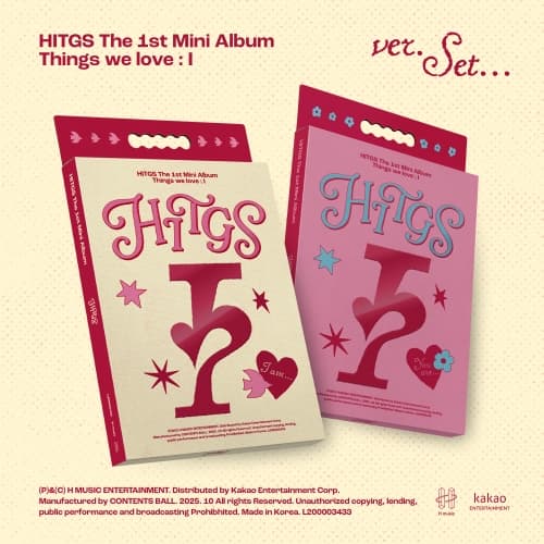 HITGS (힛지스) The 1st Mini Album - Things we love : I (랜덤)