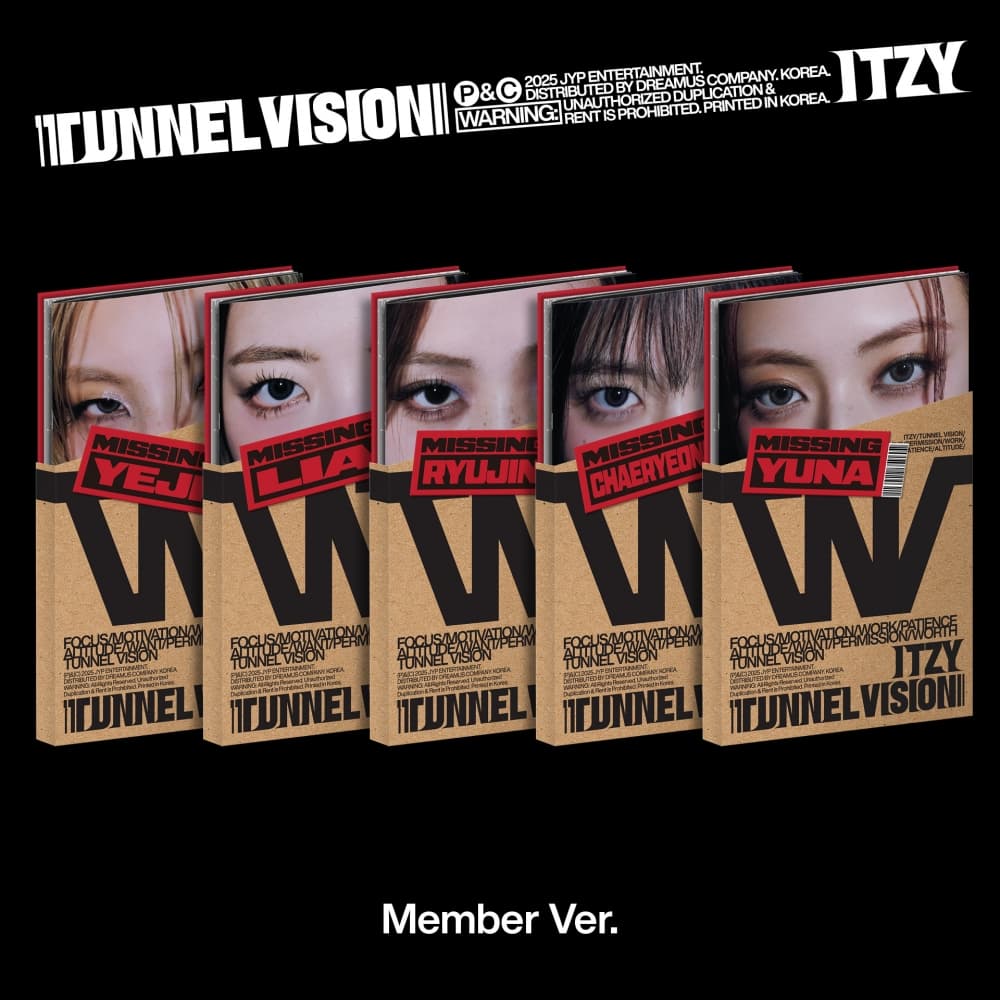 ITZY (있지) - TUNNEL VISION (Member Ver.) (랜덤)