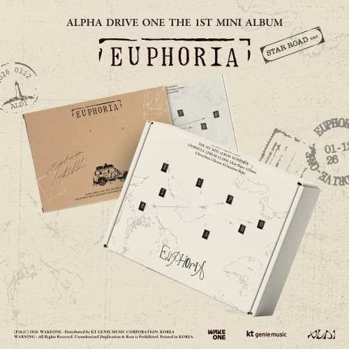 ALPHA DRIVE ONE (알파드라이브원) - THE 1ST MINI ALBUM 'EUPHORIA' (STAR ROAD ver.)