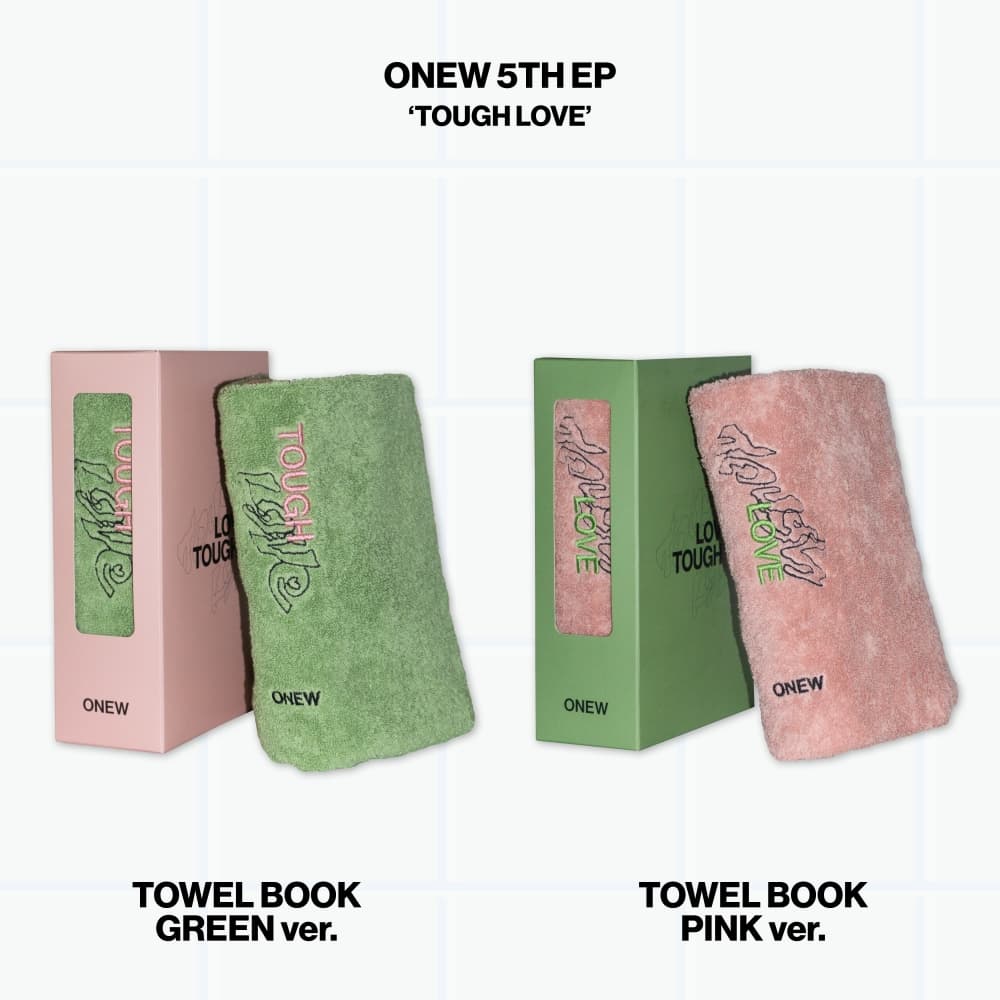 온유 (ONEW) - 미니앨범5집 TOUGH LOVE (TOWEL BOOK Ver. / 랜덤)