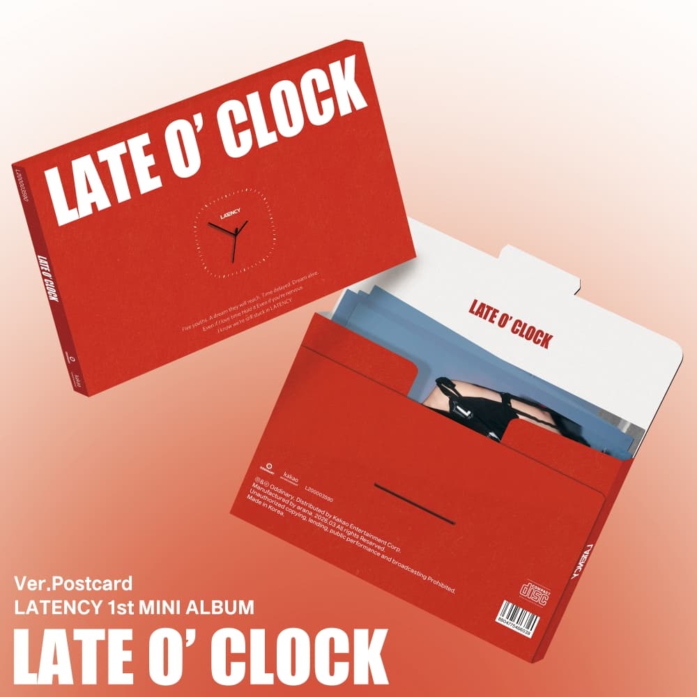 LATENCY (레이턴시) - LATE O' CLOCK (POSTCARD VER.)