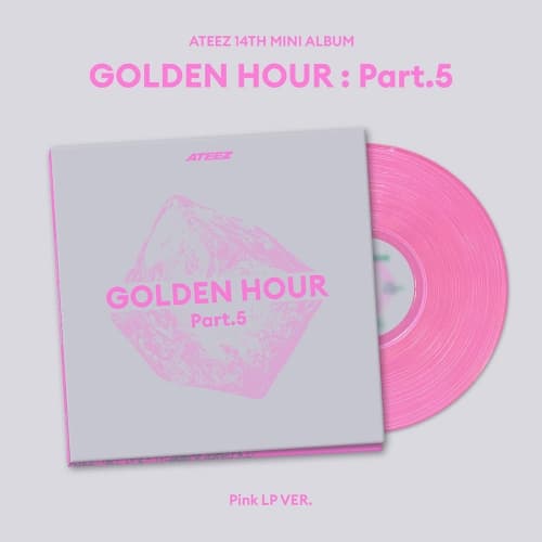 에이티즈 (ATEEZ) - GOLDEN HOUR : Part.5 (Pink LP VER.)