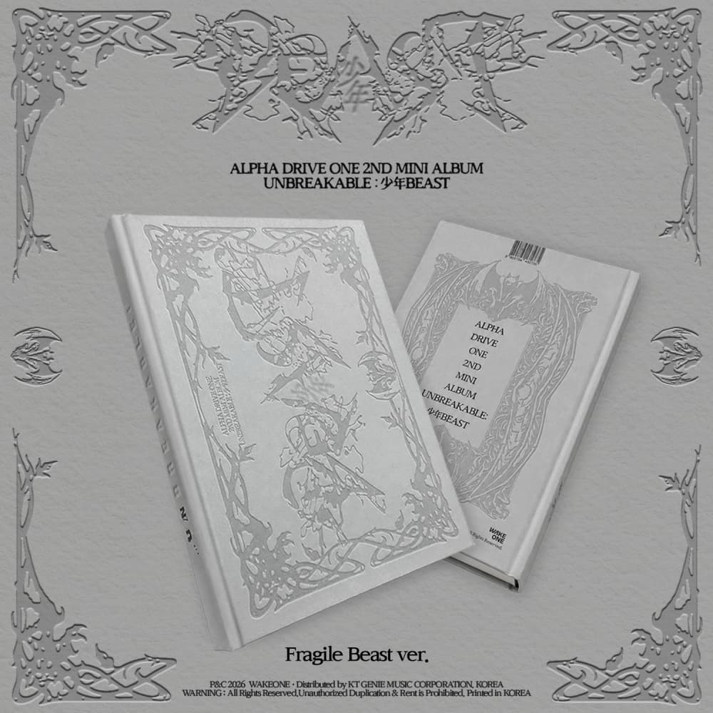 ALPHA DRIVE ONE (알파드라이브원) - 미니 2집 'UNBREAKABLE : 少年BEAST' (Fragile Beast Ver.)